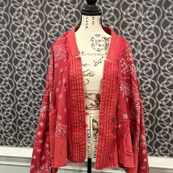 Free People Bandana Dreams Kimono - Picture 3 of 4
